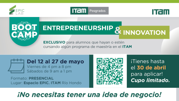 Poster: Bootcamp para Maestrías ITAM