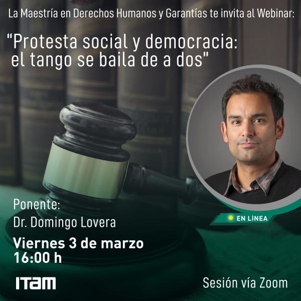 Webinar Maestría en Derechos Humanos y Garantías ITAM