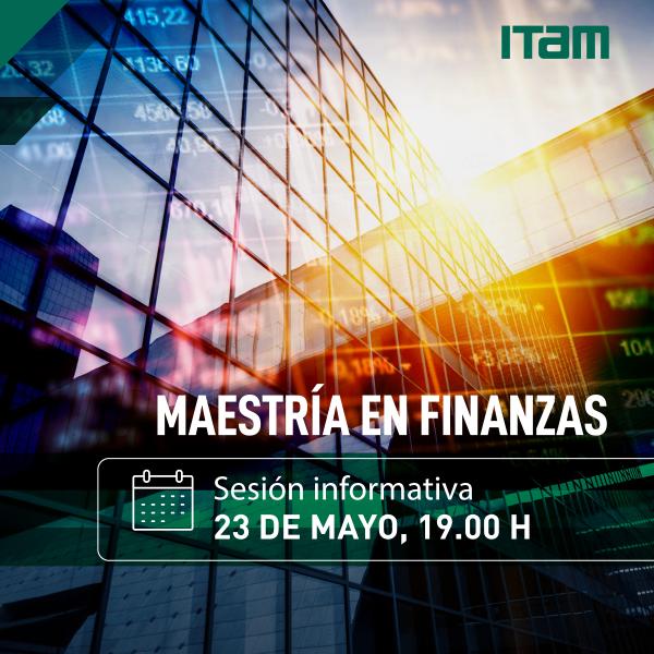 Póster Maestría en Finanzas: Sesión informativa híbrida